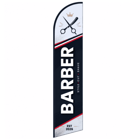 Barber Feather Flag