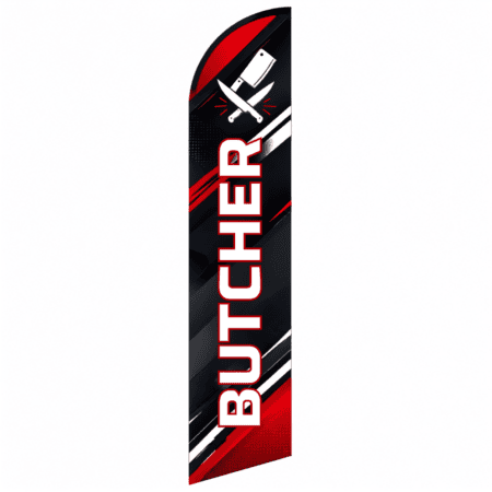 Butcher Feather Flag