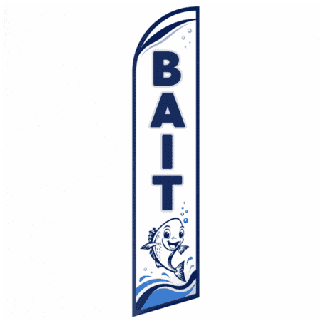 Bait Feather Flag