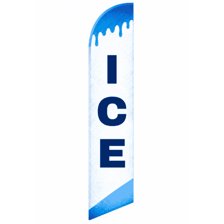 Ice Feather Flag