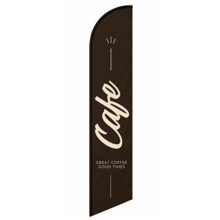 Cafe Feather Flag